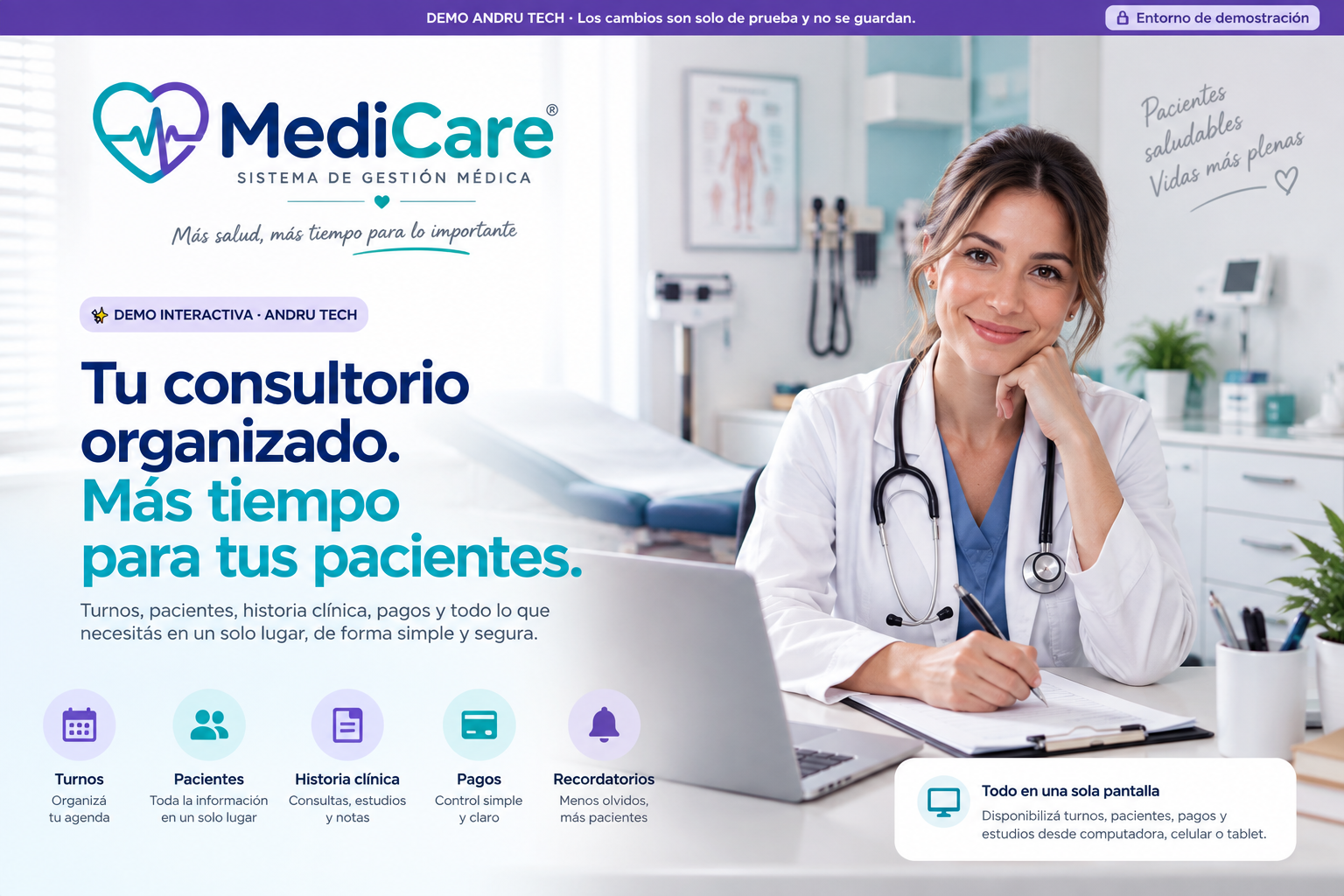 Consultorio médico moderno
